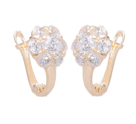 Virágos fülbevaló - SF12F104 Virágos fülbevaló - SF12F104