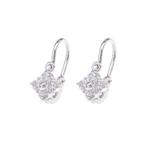 Fehér arany fülbevaló - FE12F100