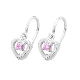 Szívecskés fülbevaló - FE12R018