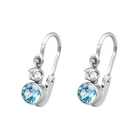 Fehér arany fülbevaló - FE10TF002