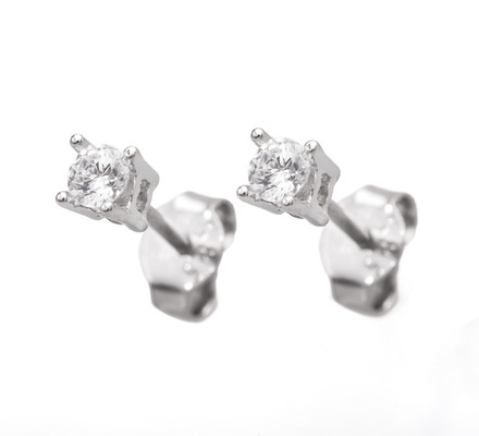 Fehér arany stekkeres fülbevaló – FS10F207 Fehér arany stekkeres fülbevaló – FS10F207