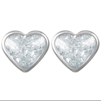 Szívecskés fülbevaló – S3564WSTX