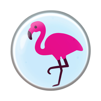 Flamingó fülbevaló - SN3665W